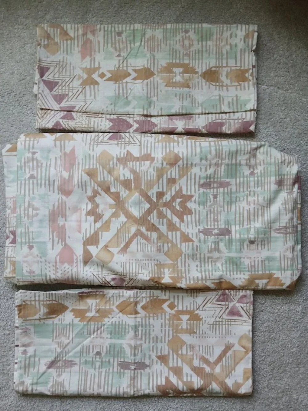 New SEDONA Southwestern Style Duvet Cover KING Size Set